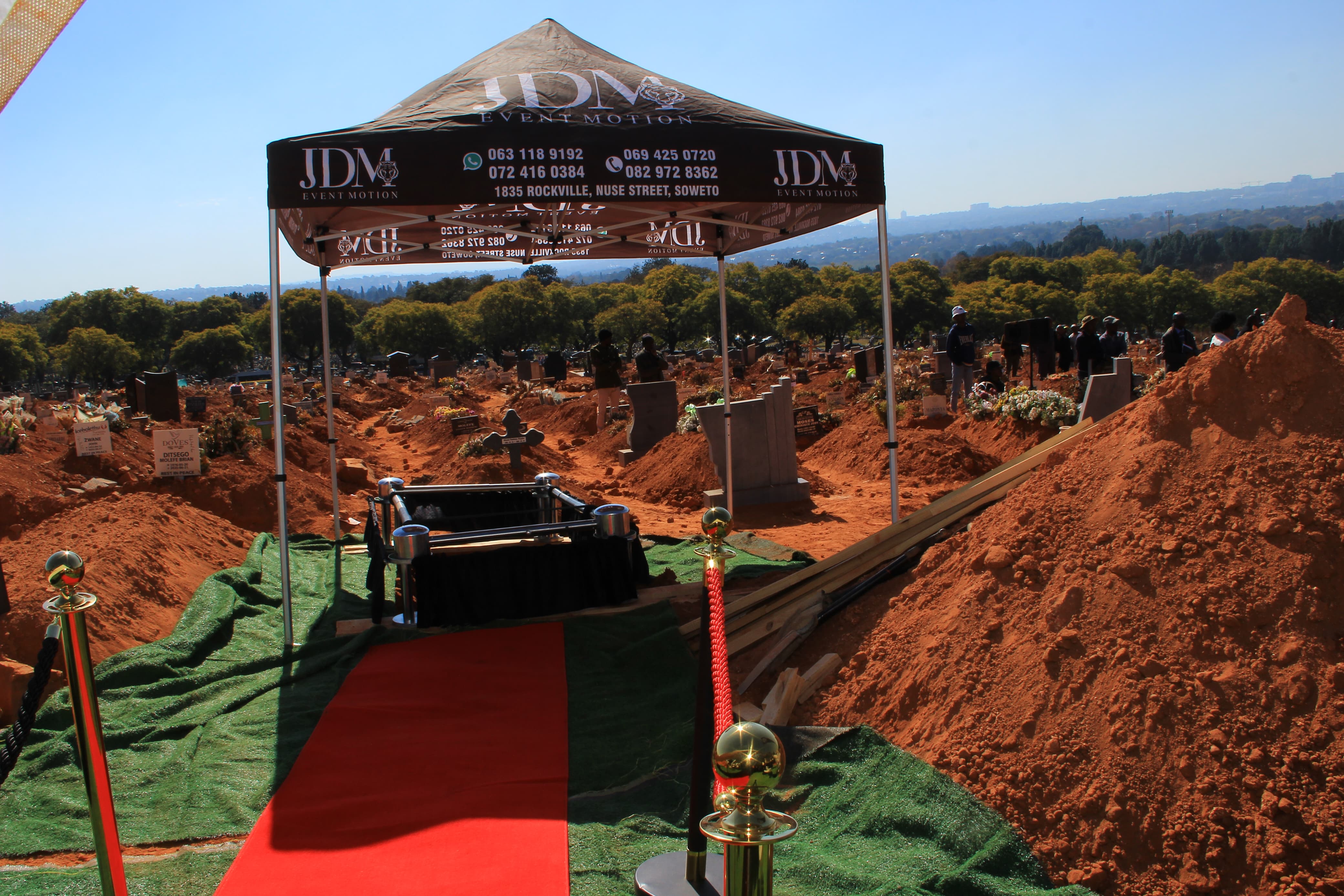 JDM Set Up for Burial Service Image 17