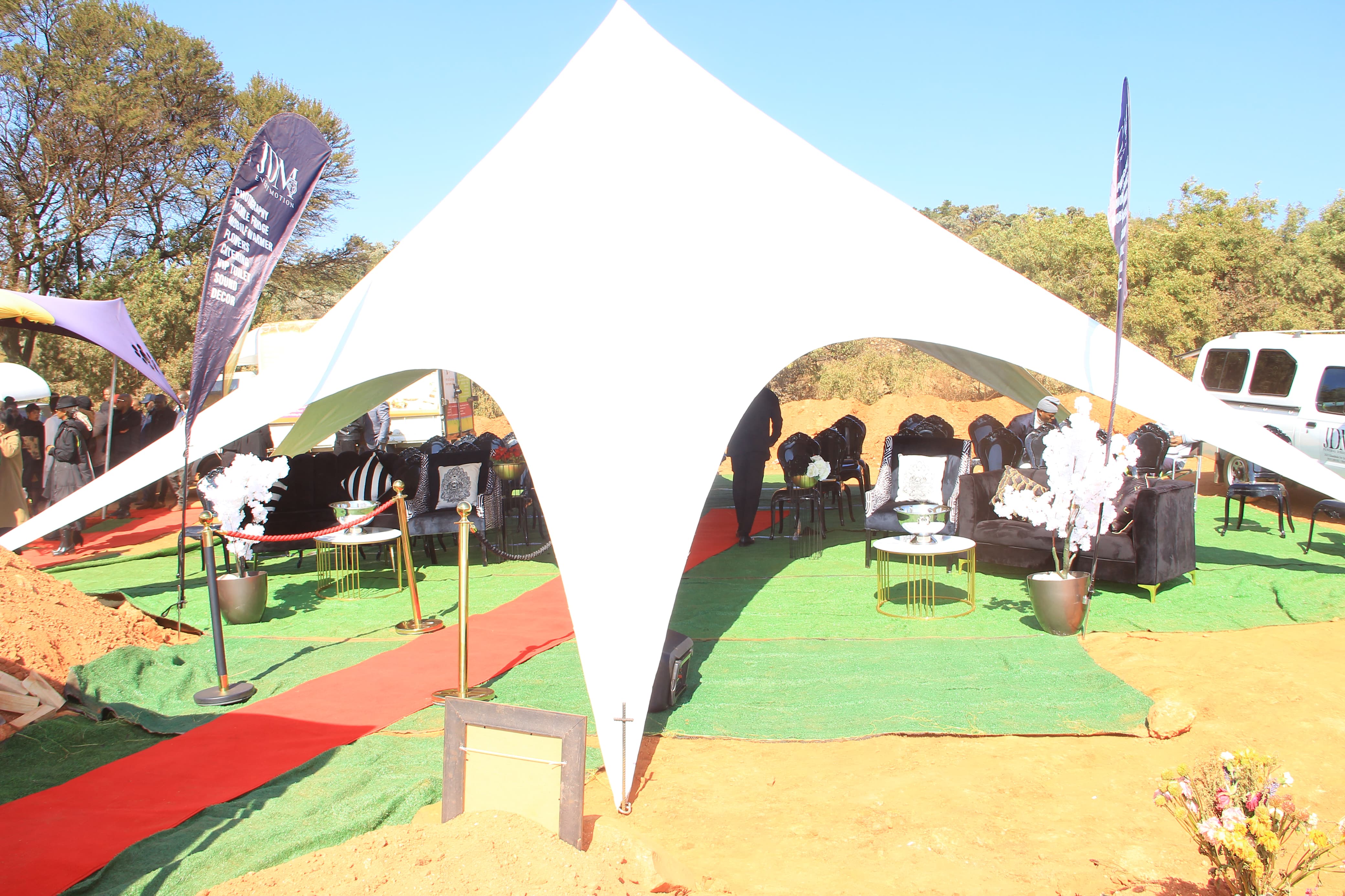 JDM Set Up for Burial Service Image 6