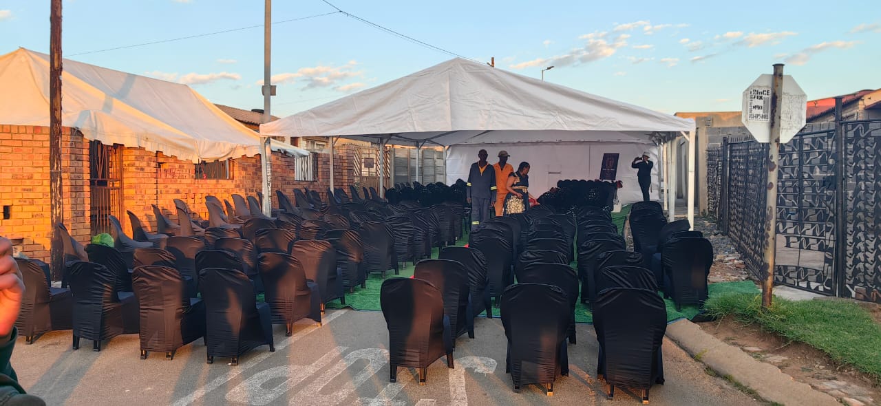 JDM Set Up for Burial Service Image 2